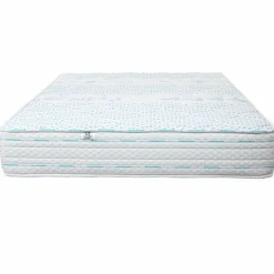 Ensemble matelas mousse ferme 24 cm et sommier blanc