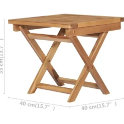 Ensemble transats et table en teck