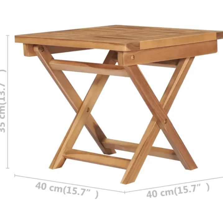 Ensemble transats et table en teck