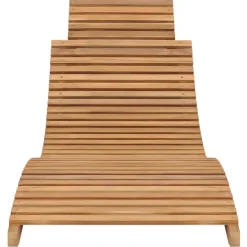 Ensemble transats et table en teck