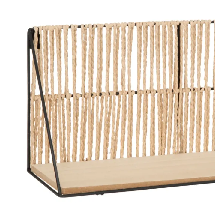 Etagère corde et métal