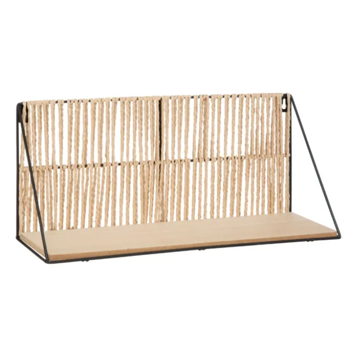 Etagère corde et métal