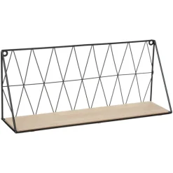 Etagère murale en métal filaire