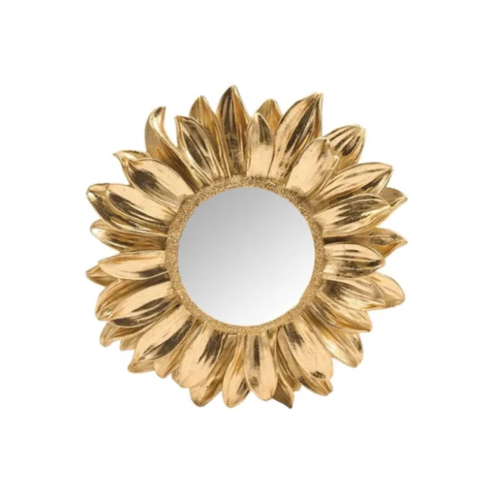 Ex-voto miroir fleur déco murale