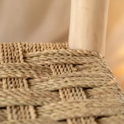 Fauteuil bas bois organique