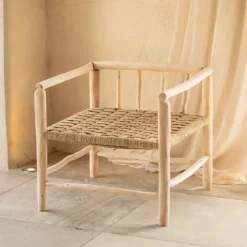 Fauteuil bois de laurier Asilah