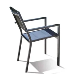 Fauteuil empilable en textilène