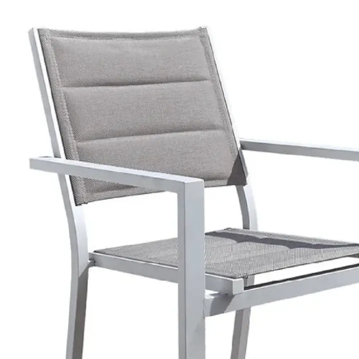 Fauteuil empilable en textilène