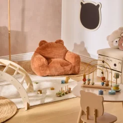 Fauteuil enfant en mousse ourson
