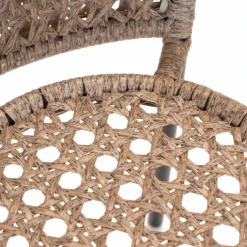 Fauteuil en résine tressée façon cannage