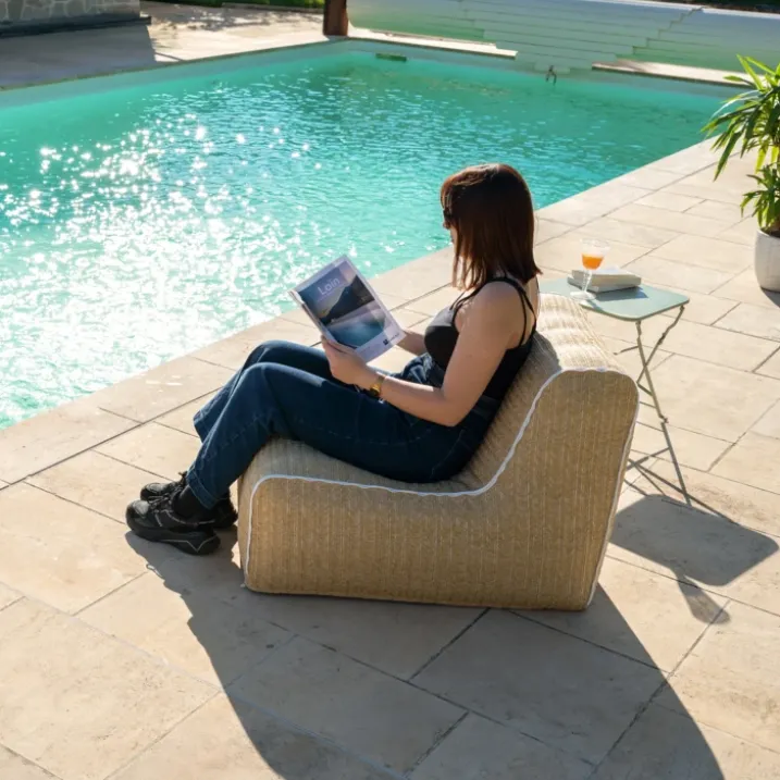 Fauteuil gonflable modulable avec accoudoirs pour extérieur FORMENTERA