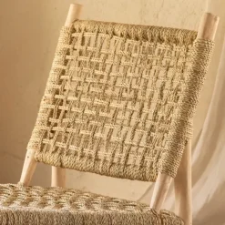 Fauteuil Lounge ajouré bohème
