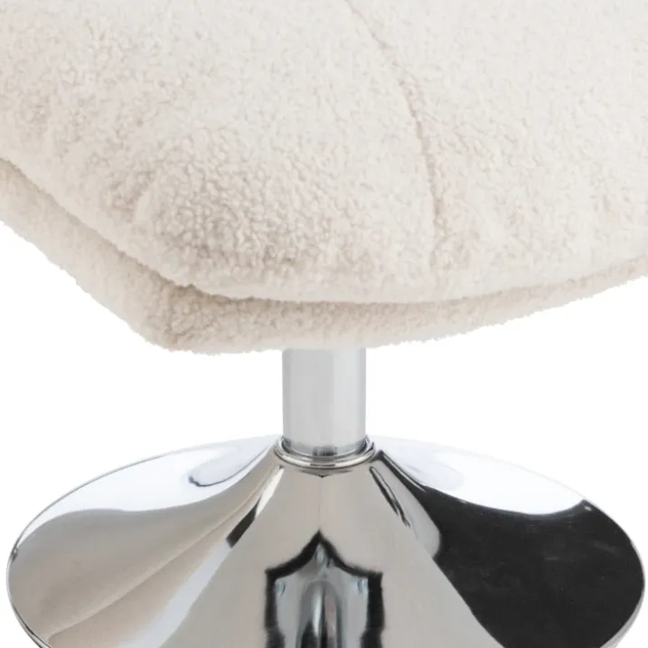 Fauteuil relax et repose pied effet velours texturé