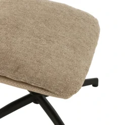 Fauteuil relax pivotant et repose pied