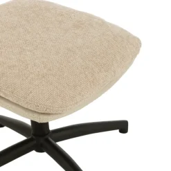Fauteuil relax pivotant et repose pied