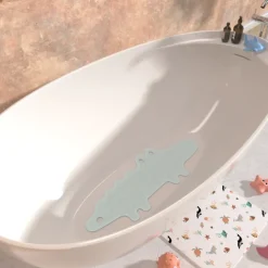Fond de bain enfant motif crocodile pour baignoire