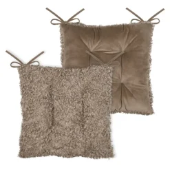 Galette de chaise effet bouclette