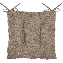 Galette de chaise effet bouclette