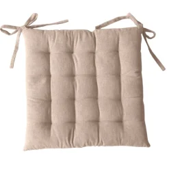Galette de chaise en coton recyclé