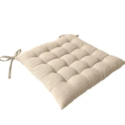 Galette de chaise en coton recyclé