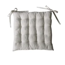 Galette de chaise en coton recyclé