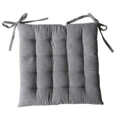 Galette de chaise en coton recyclé