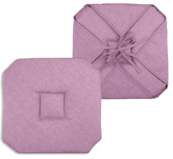 Galette de chaise italienne et unie