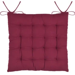 Galette de chaise motif fleurs