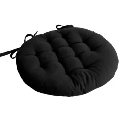 Galette de chaise piquée et ronde