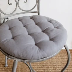 Galette de chaise piquée et ronde