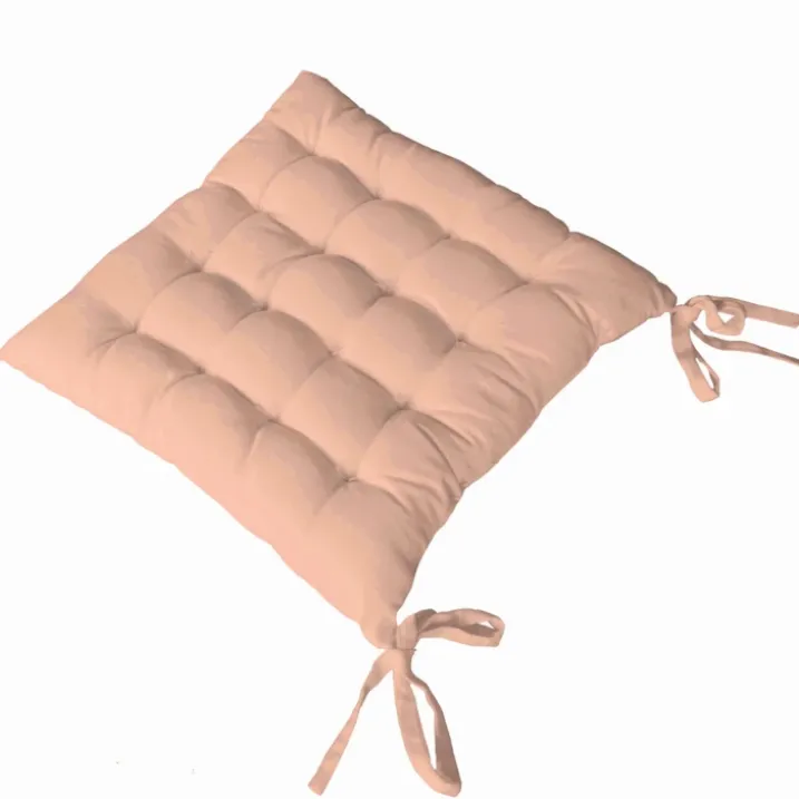 Galette de chaise piquée 16 points en coton et nouettes