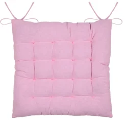 Galette de chaise polycoton matelassée ondulations
