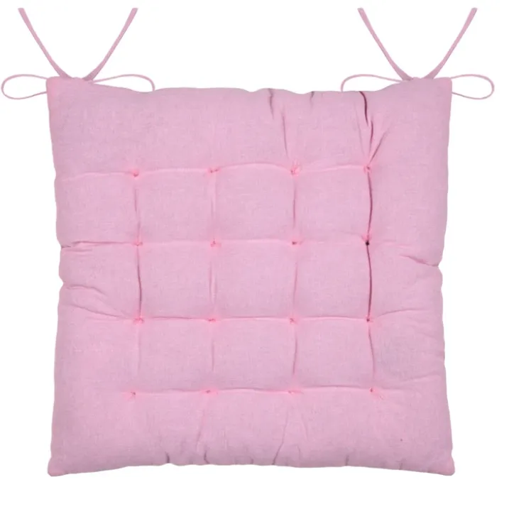 Galette de chaise polycoton matelassée ondulations