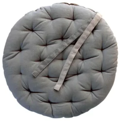 Galette de chaise ronde matelassée VALAYANS