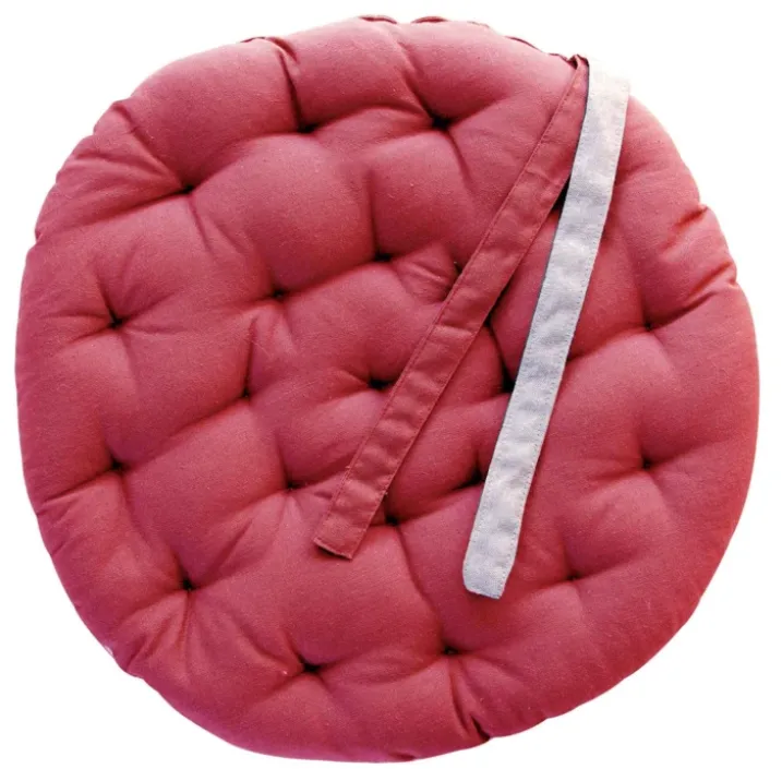 Galette de chaise ronde matelassée VALAYANS