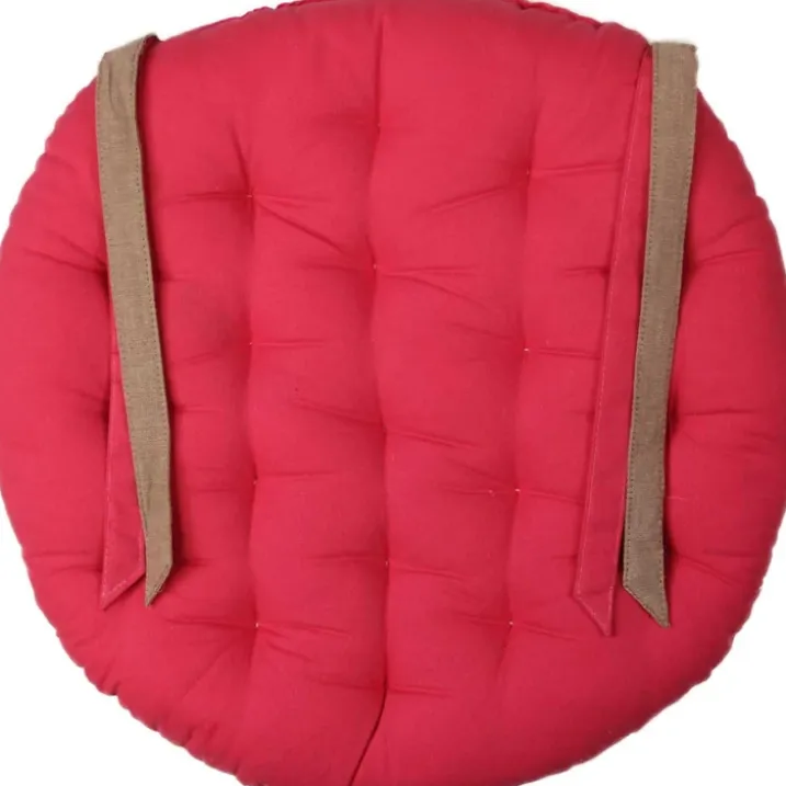 Galette de chaise ronde matelassée VALAYANS