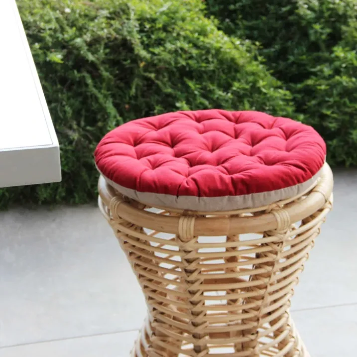 Galette de chaise ronde matelassée VALAYANS
