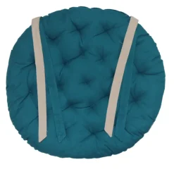 Galette de chaise ronde matelassée VALAYANS