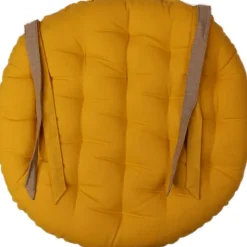 Galette de chaise ronde matelassée VALAYANS