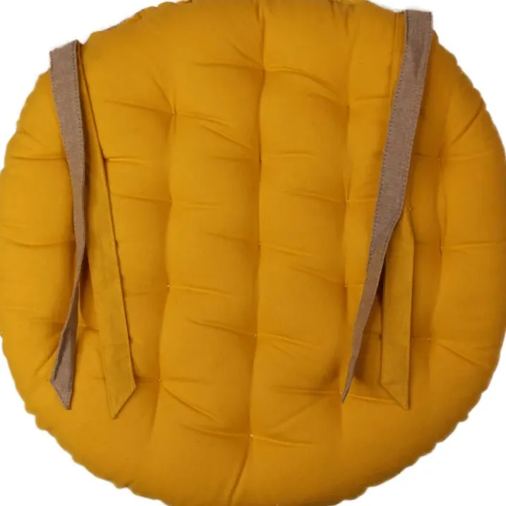 Galette de chaise ronde matelassée VALAYANS