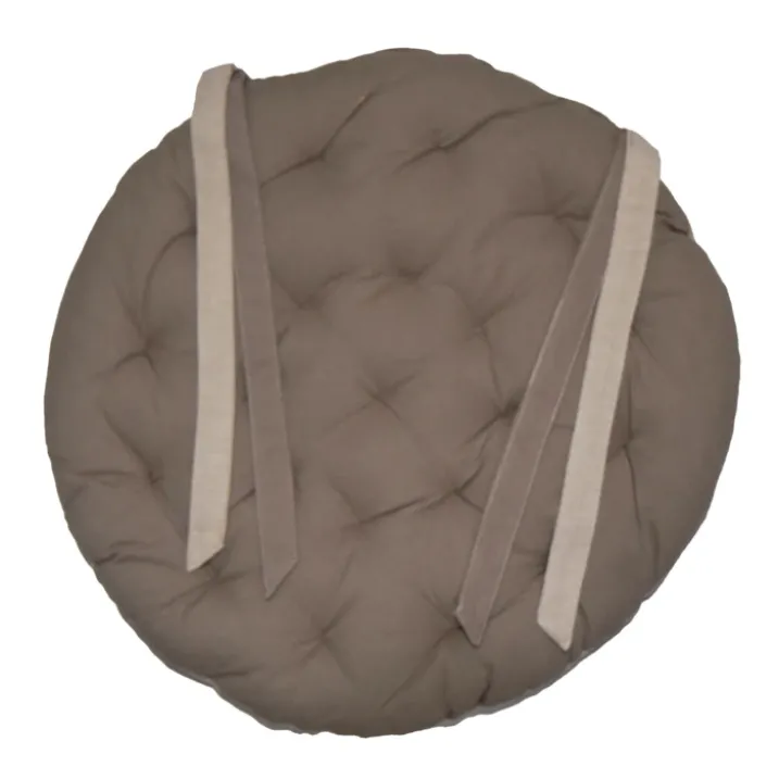 Galette de chaise ronde matelassée VALAYANS