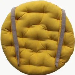 Galette de chaise ronde matelassée VALAYANS
