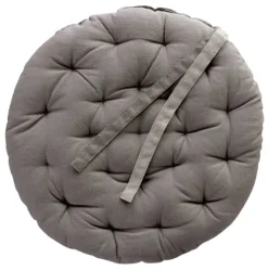 Galette de chaise ronde matelassée VALAYANS