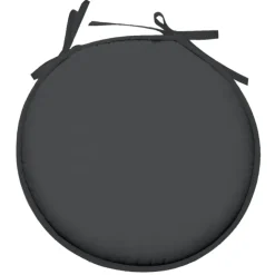 Galette de chaise ronde unie aux multiples couleurs