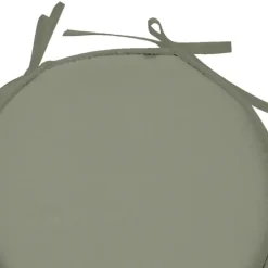 Galette de chaise ronde unie aux multiples couleurs