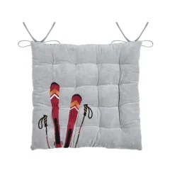 Galette de chaise ski en coton