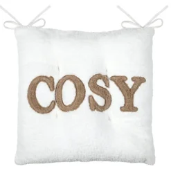 Galette de chaise ultra douce "Cosy"