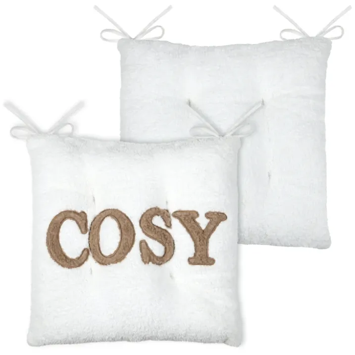 Galette de chaise ultra douce "Cosy"
