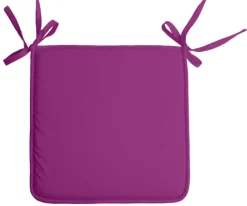 Galette de chaise unie aux multiples couleurs