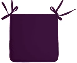 Galette de chaise unie aux multiples couleurs